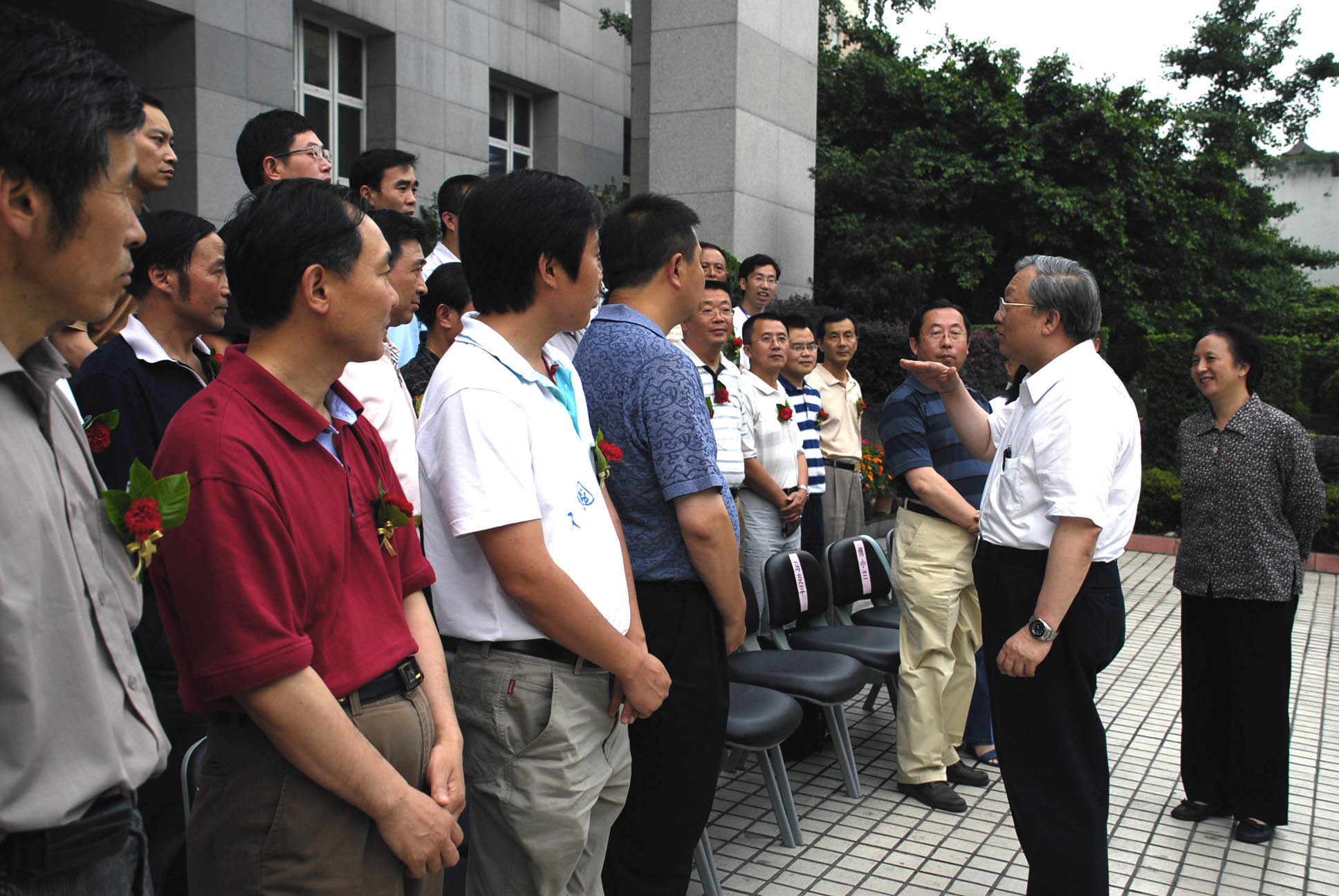 路院長會見成都分院抗震救災先進個人代表
